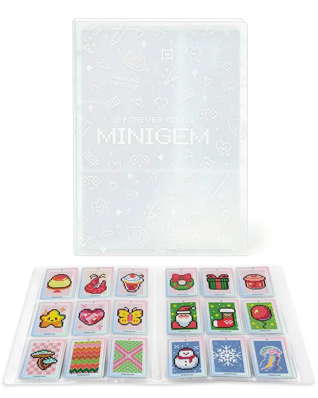 Minigem 3-Inch Mini Card 9-Slot Storage Binder