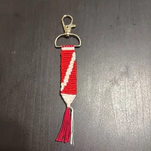 Scuba dive flag keychain