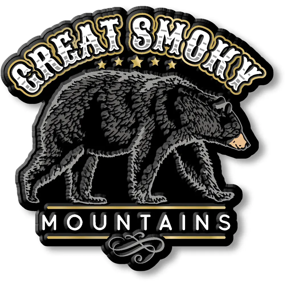 Great Smoky Mountains Black Bear Magnet by Classic Magnets