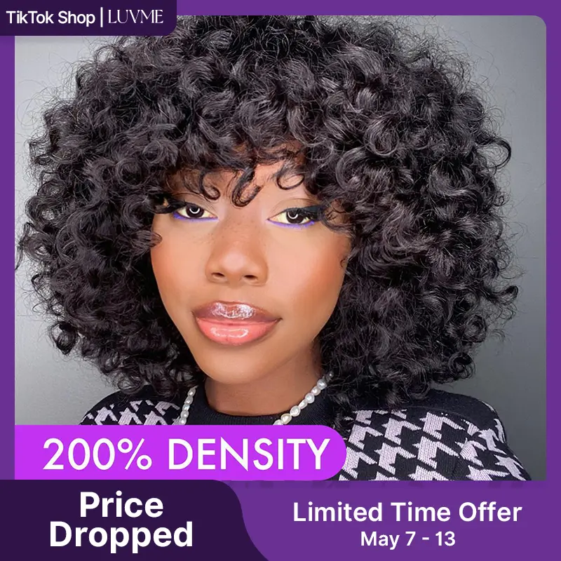 LUVME Ready To Go | Luvme Tik Tok Viral Shaggy Style Super Double Drawn Short Curly Wig Limited Time Offer TikTok Exclusive #luvmenewarrivals LUVME Ready To Go | Luvme Tik Tok Viral Shaggy Style Super Double Drawn Short Curly Wig Limited Time Offer TikTok Exclusive #luvmenewarrivals