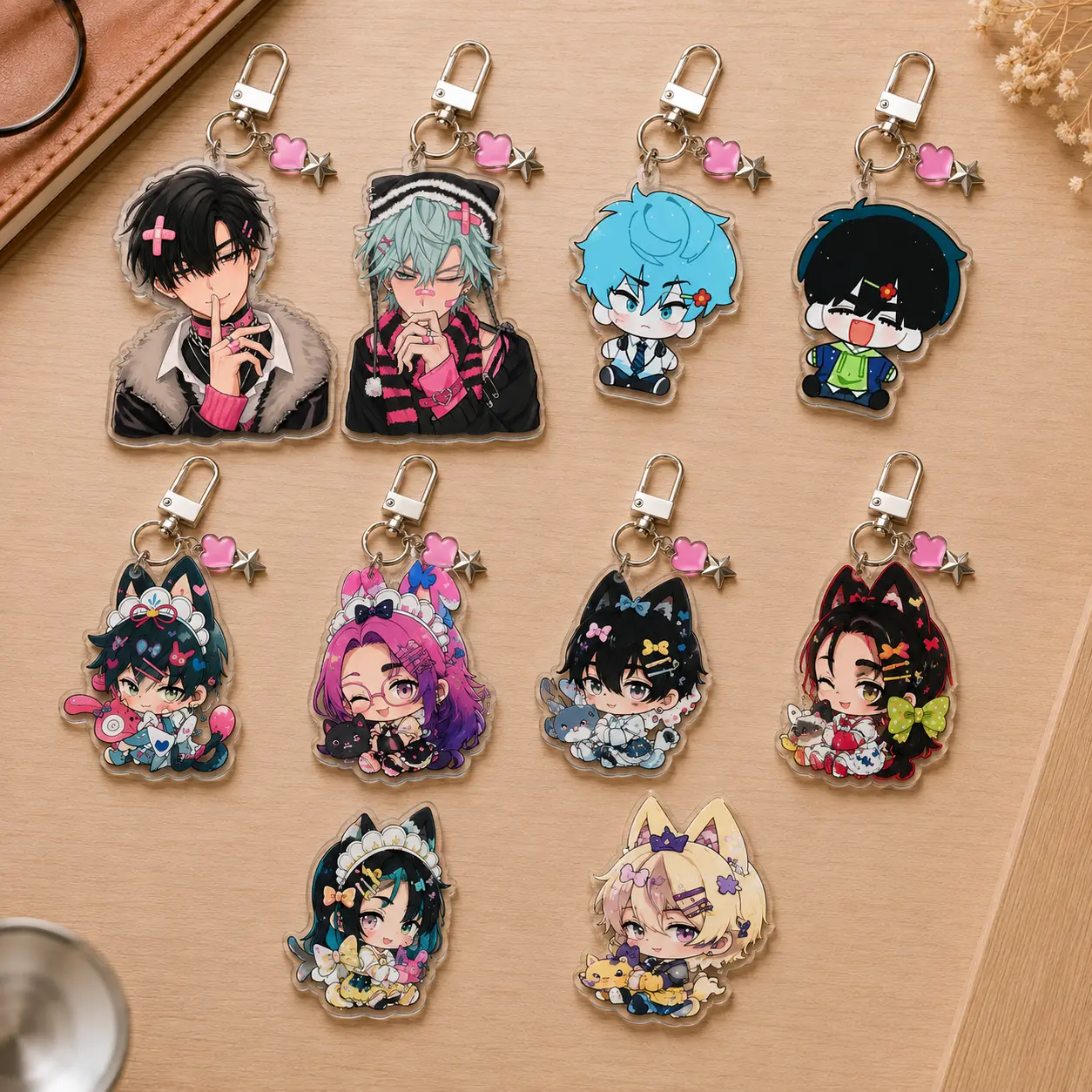 Alien Stage Acrylic Keychain, Ivan Luka Sua Hyuna Till Mizi Keychain