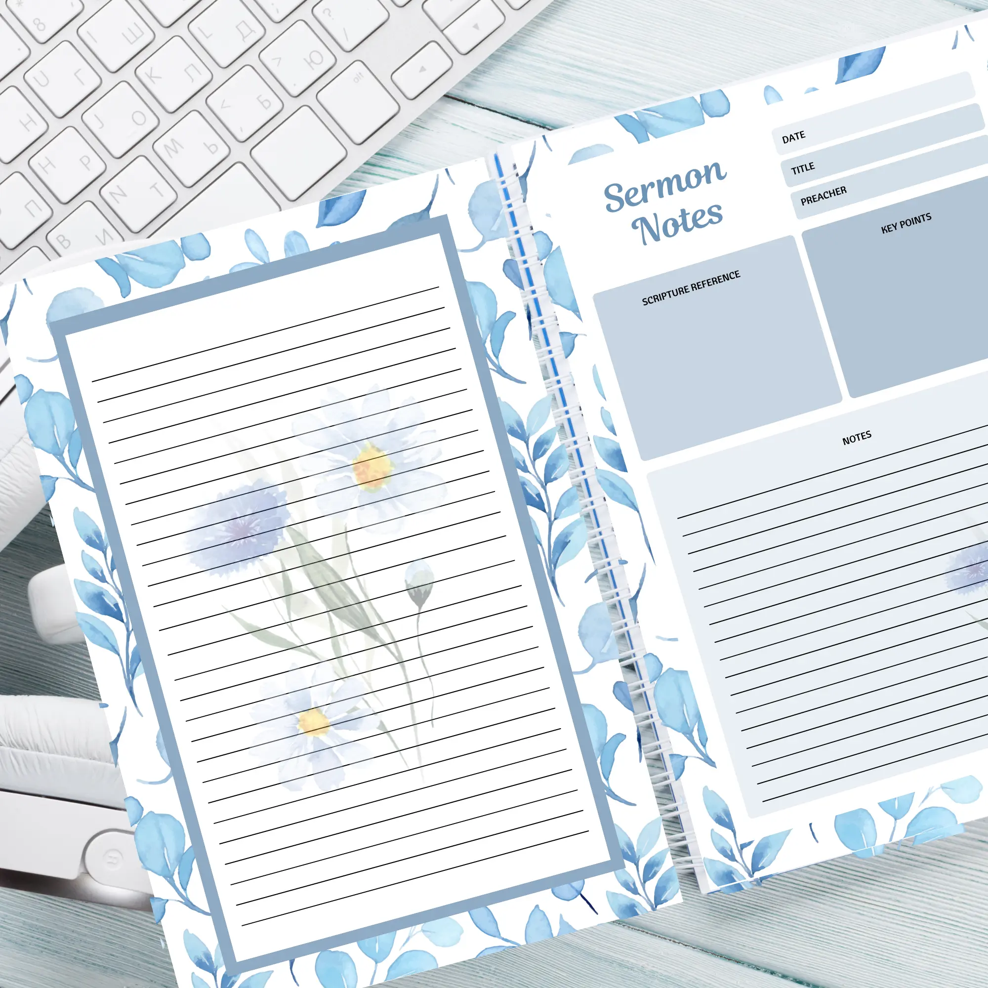 Sermon Notes Notebook for Church Journaling Sermon Notes Notebook for Church Journaling
