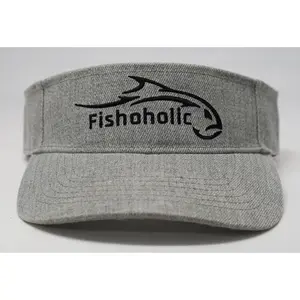 Fishoholic Visor ~ Adjustable Velcro Back Fishing Visor (1 size fits most)