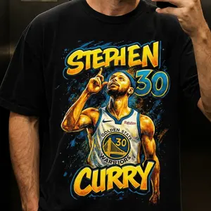 STEPH CURRY #30 GOLDEN STATE WARRIORS BASKETBALL TEE Shirt