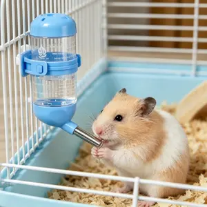 Automatic Hamster Water Bottle, Plastic Pet Water Dispenser for Hamsters, Rabbits, Puppies, Small Animals, Pet Drinking Bottle, Automatic Water Feeder, Feeding