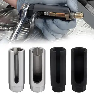 Oxygen Sensor Removal Socket Tool, Oxygen Sensor Wrench with Side Groove, 7/8 Inch (22mm) for Easy O2 Sensor Installation and Removal, Durable Hand Tool for Vehicles