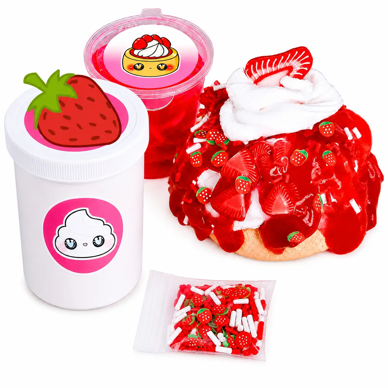Strawberry Pound Cake Slime Kit – DIY Butter Slime with Clay