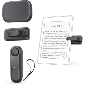Remote Control Page Turner for Kindle Paperwhite Oasis Kobo eReaders,  Remote Control Clicker for Hands-Free Reading, Compatible with Kindle E-Readers and Cases, Ideal for eBooks, Novels