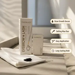 Pretty Girl Eyebrow Setting Wax And Brow And Lash Growth Set (Farmasi Brow Setting Wax And Farmasi Eyebrow And Lash Capixyl Growth Serum)