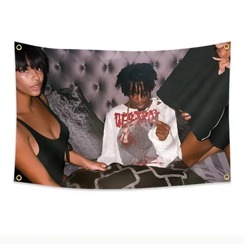 Trendy Music Poster Flag Banner, Album Wall Hanging Decor, Ideal for Bedroom, University Dorm, Living Room Wall Decor, Home Decoration Items, Indoor Use