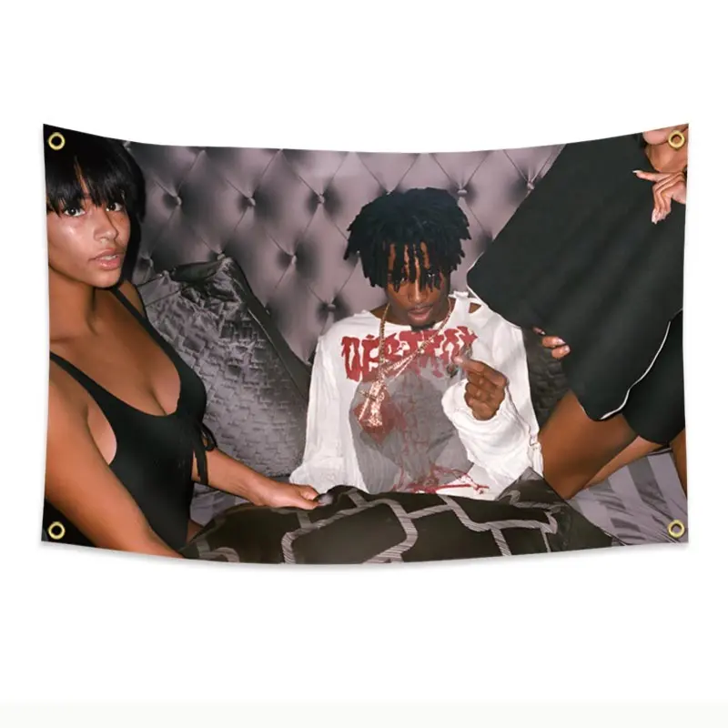 Trendy Music Poster Flag Banner, Album Wall Hanging Decor, Ideal for Bedroom, University Dorm, Living Room Wall Decor, Home Decoration Items, Indoor Use