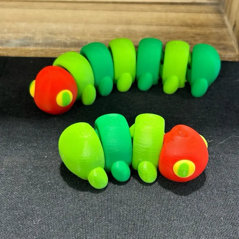 Storybook Caterpillar Flexi Fidget - Stress Relief, perfect for Playtime Fun and Relaxation! Adorable desk accessories, party favors or collectibles!