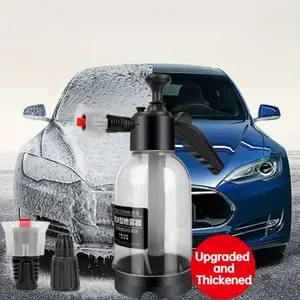 Auto High Pressure Foam Sprayer 2L Large Capacity Foam Watering Can Thickened PP Car Wash Spray Bottle Handheld Wash Water Gun
