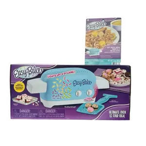 Easy Bake Ultimate Oven with Lights Up S Eclair One Refill of Choice for Kids Cooking Fun