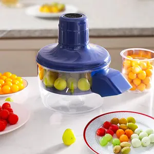 Electric Grape Peeler, Tomato Garlic Slicer, Compact Design, High-Efficiency Motor, Multi-Functional Food Prep Tool for Kitchen & Tea Shops, Fruit Vegetable Slicer