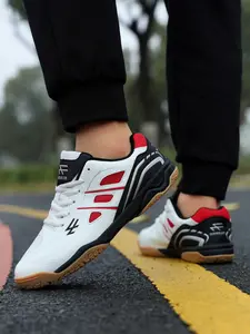 Unisex Breathable Lightweight Casual Sports Shoes, Anti-Slip Wear-Resistant, Daily Outdoors Running, Table Tennis Badminton Training