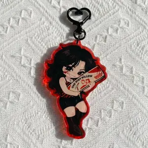 Obsession Nikki One Wish Willow Prop Replica Inspired Keychain Charm, Horror Film Fan-Made Collection