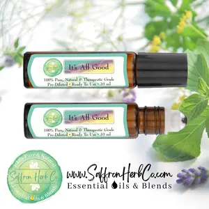 It's All Good Essential Oil Roller Bottle Blend • 100% Pure & Natural • Pre-Diluted • Ready To Use