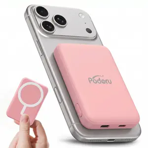 portable charger power bank，power bank，power bank charger，mini usable products，portable charger Magnetic Wireless Charger 5000mAh Power Bank for iPhone 17/16/15/14/13/12 - Fast Charging Portable Battery Pack with USB-C Cable,summervibes