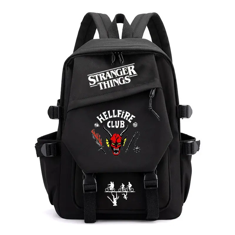 Hot Item Stranger Things Printed Backpack Teen School Bag for gift