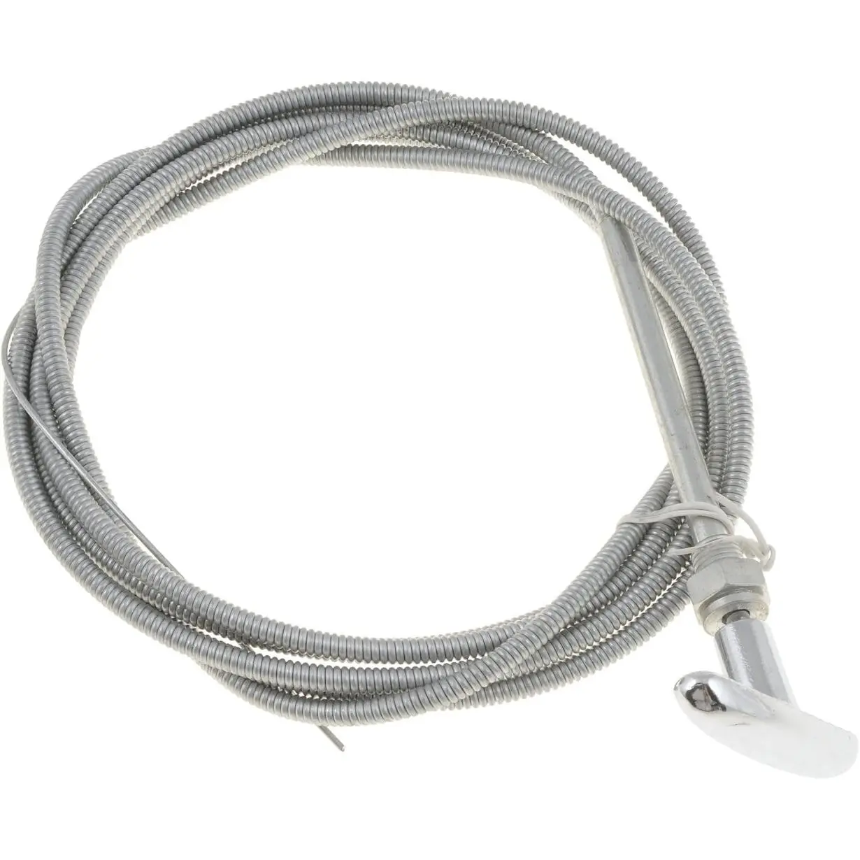 Dorman Push-Pull Lock Security Cables - Dorman Parts, ASE Blue Seal Certified Durable Commercial Materials, 1-3/4 in Chrome Knob Designs Handle, 7 Ft Length, Universal Fit, Twist-to-Lock, for Household/Industrial Use, Support Available