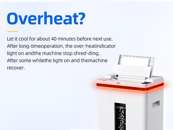 QUIETLEMON P-5 Heavy Duty Microcut Paper Shredder for Home Office & Small Business, 40 Min Continuous Run, 200-Sheet Auto Feed, 7-Sheet Manual Feed, Shreds Credit Cards & Staples, 5.8 Gal Bin, Computer Accessories, Microcut Shredder, 5.8 Gallon Bin
