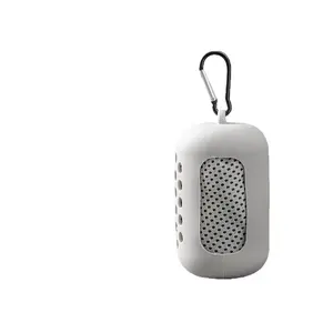 Summer Ice Silk Cooling Towel for Sports Outdoor Gym Workout Sweat Wicking Cooling Towel with Silicone Case