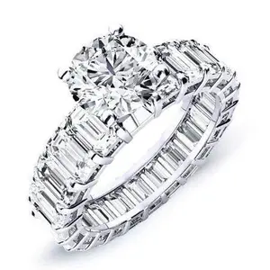 Linnea - Round Moissanite Engagement Ring