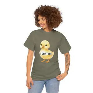 Fuck ICE Shirt, Funny Political Duck Tee, Anti ICE Protest Shirt, Progressive Activist Shirt, Liberal Graphic Tee