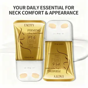 Excity Anti-Wrinkle Neck Treatment Cream PT-5 120ml Tightening Visibly Reduces Lines Tightens Skin Intensive Collagen Repair Youthful-Looking Neck Care Body Care Moisturizer