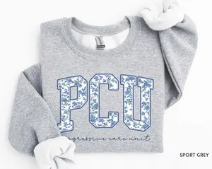 Progressive Care Unit T-Shirt OR Sweatshirt , PCU Nurse  New Grad nurse Cotton Fabric Fit Bottom