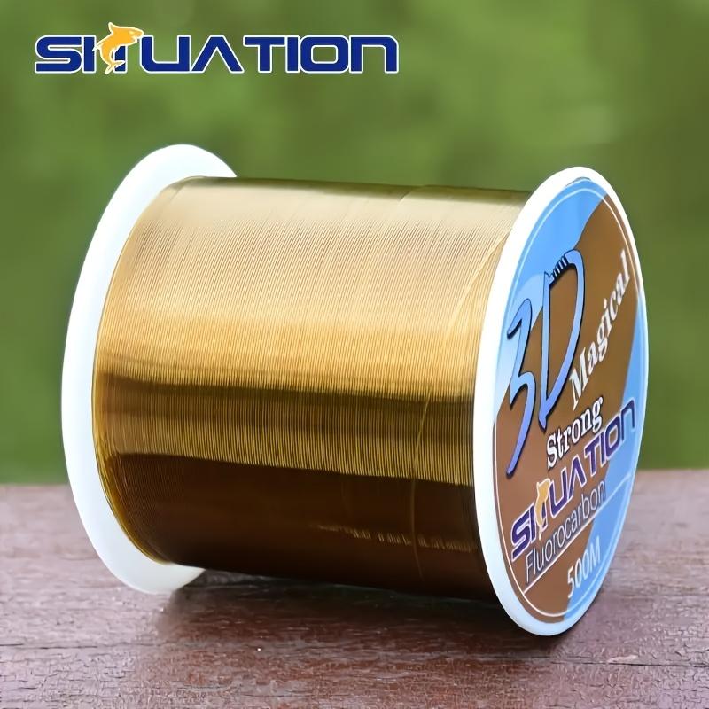 SIIUATION White Nylon Fishing Line 500 Meters 547YDS Giant Fishing Line Large Fishing Line Main And Auxiliary Universal Fishing Line Ultra Soft Fishing Line Ultra Stretch Nylon Line 6LB 10LB 15LB 20LB 30LB 40LB