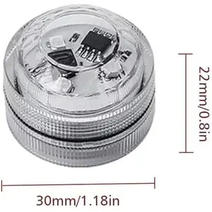 Wireless Adhesive LED Car Interior Ambient Light Remote Control Decor Auto Roof Foot Atmosphere Lamp Bicycle Tail Light