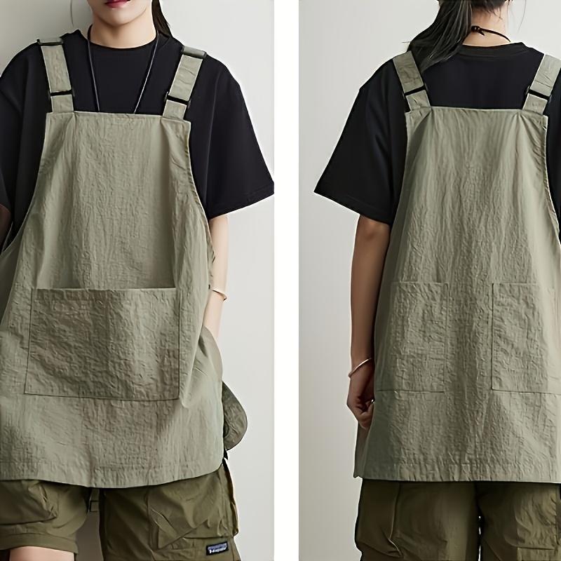 Heavy Duty Work Apron Olive Green - 300GSM Polyester Utility Apron with Adjustable Waistband & Multiple Pockets, Perfect for Kitchen BBQ Catering Restaurant Chef Barista Heavy Duty Work Apron Olive Green - 300GSM Polyester Utility Apron with Adjustable Waistband & Multiple Pockets, Perfect for Kitchen BBQ Catering Restaurant Chef Barista