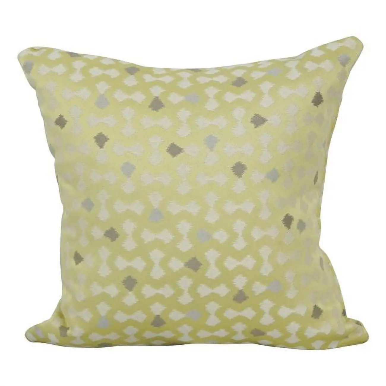 Blazing Needles 9910-S1-ID-124 17 in. Jacquard Throw Pillows with Talamols Pineapple Design - Includes Insert for Outdoor Sofas (Outdoor Furniture)