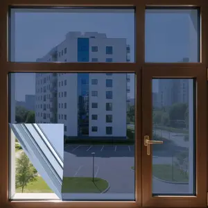 One-Way Window Film for Privacy and UV Protection, Energy-Saving Sunshade Film for Home and Office, Reduces Glare and Heat Gain, Static Cling Design, Stylish and Versatile
