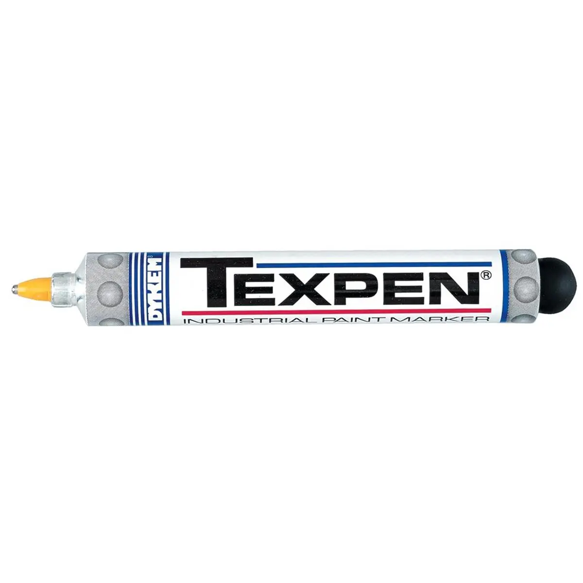 Texpen White Broad Tip Paint Marker Pack of 12 - Aluminum Body, Bulb Control, Oil-Resistant, Surface Writing, Grease & Underwater Usable, Marks Upside Down Surfaces, Creates Distinctive Fine, Medium and Bold Markings, Marking On Upside Down Surfaces, Oil,