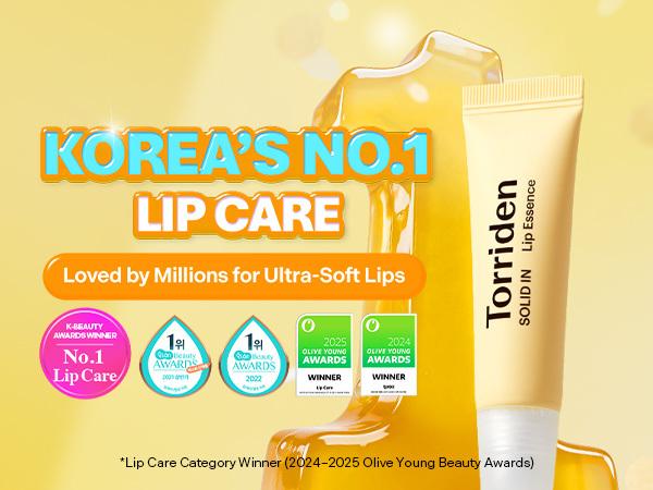 [Torriden Official] SOLID IN Lip Essence 11 ml / 0.37 fl. oz. | Smoothing & Hydrating Lip Care, Lip Hydration, Flake Care, Texture Smoothing with 5D Multi Ceramide