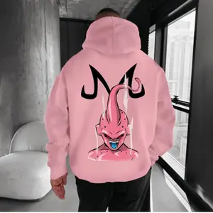 Anime Majin Buu Printed T-Shirt, Sweatshirt, Hoodie, Manga Hoodie, Gift For Anime Lovers, DB Gift For Fans, Gift For Him, Gift For Her
