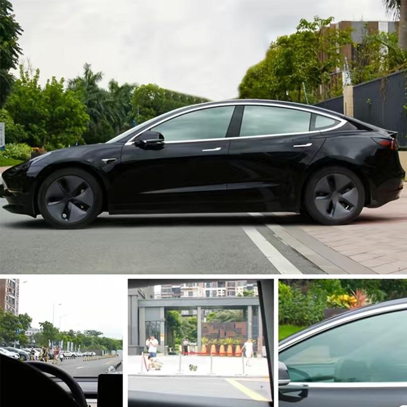 1%/5%/15%/25%/35%/50% VLT Uncut Window Roll Tint Film 20" x 10ft Car Commercial Home Office Glass Anti-UV PET Material 80% Light Blockage