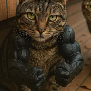 Cat Muscles Arms / Funny Cat Hulk arms