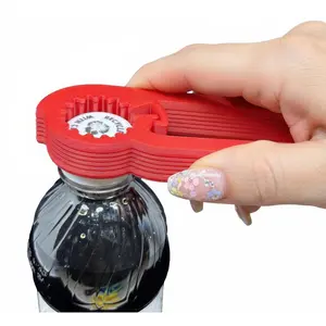 Water Bottle Opener for Seniors Ergonomic Design Weak Hands Arthritis Friendly Twist Cap Remover Kitchen Gadget V5 Handy Lightweight Utensil - Various Sizes