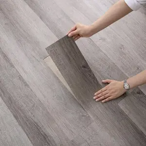 32-Piece Self-Adhesive Floor Tiles, Size 45cm X 15cm, Removable Durable Vinyl Flooring, Luxury Waterproof Wood Grain Design