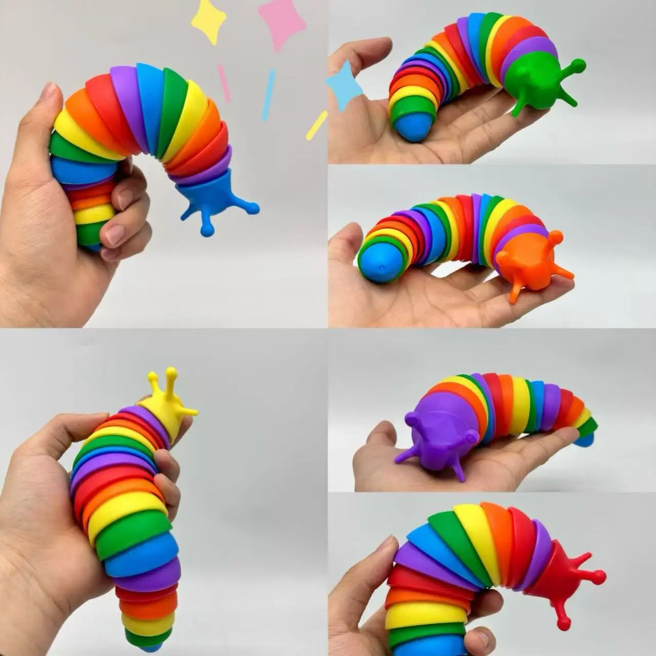 18.5CM Slug - Rainbow Color [with Lights]