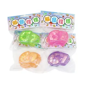 2Pcs Number Jelly Squishies (Random Colors) Transparent Slow Rebound Stress Relief Toy