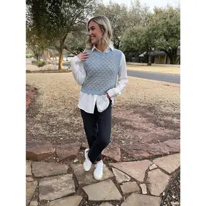 Sienna Checkered Sweater