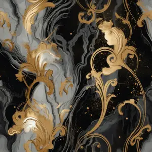 Gothic Vortex Pattern 10 Quilting Cotton Fabric