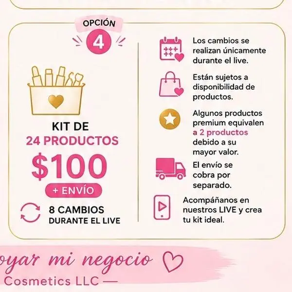 Kit de bellezas personalizado | selección en live