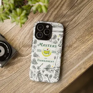 Masters Golf Phone Case – Augusta Inspired 1934–2026 Vintage Design, iPhone Case for Golf Fans Gift