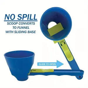 Premium ABS Funnel Scoop – Easy, Spill-Free Ingredient Transfer for Kitchen & Fitness